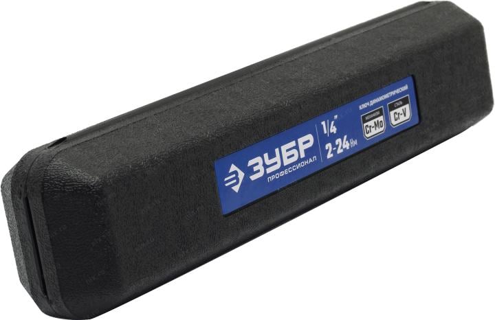 ЗУБР Профессионал <64091-025 1> Ключ  динамометрический (1/4", 2-24Нм)