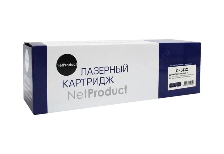 Картридж NetProduct (N-CF543X) для HP CLJ Pro M254nw/dw/M280nw/M281fdn/M281fdw,  M,  2,5K