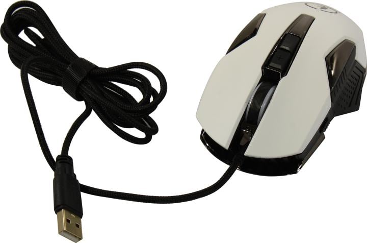 JETACCESS Gaming Mouse <Panteon MS75 White> (RTL) USB 8btn+Roll