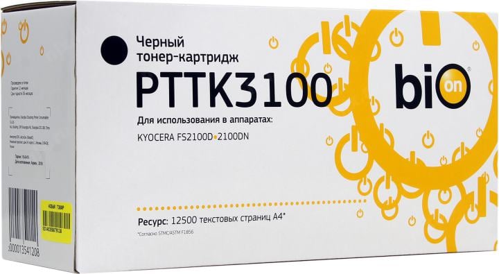 Картридж Bion TK-3100 для Kyocera FS-2100D/2100DN, 12 500 страниц