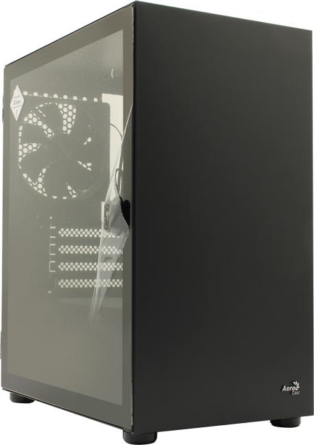 Minitower Aerocool/Formula <CS-111-G-BK-V1>  MicroATX без БП