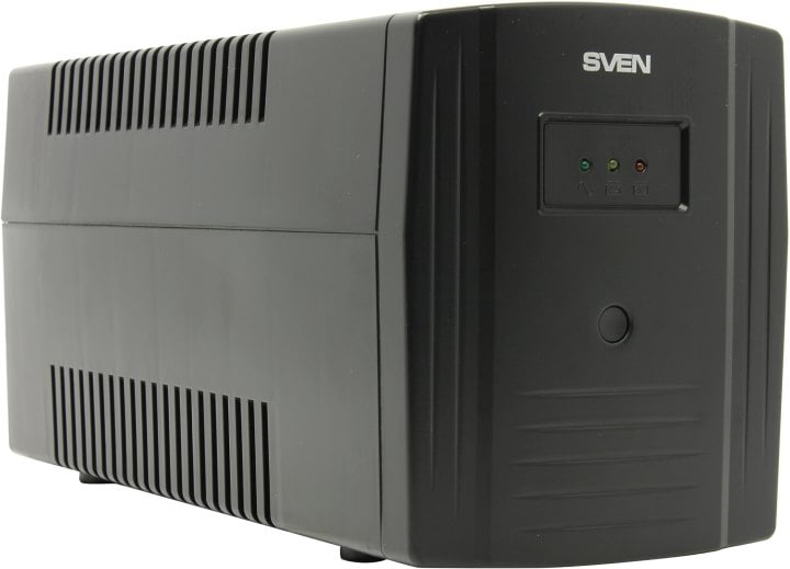 UPS 1000VA SVEN <Pro 1000 Black>  USB, защита RJ45