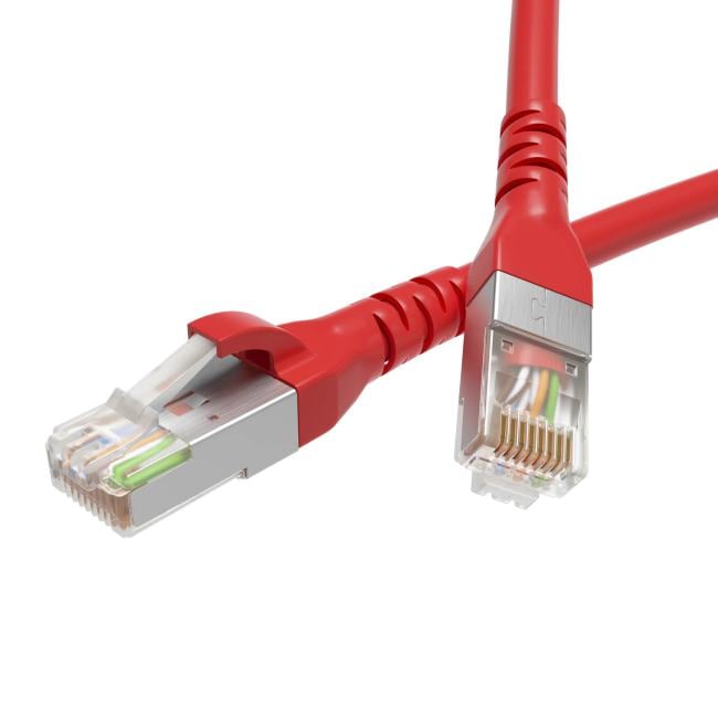 Кабель патч-корд F/UTP 5e кат. 7м. DKC RN5EFU4570RD LSZH, красный,  "RAM  telecom"