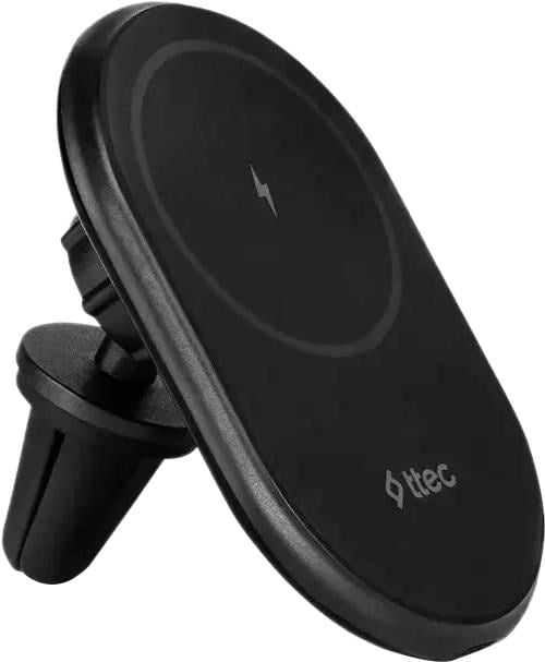 2KS33S Автомобильный держатель для телефона TTEC AirCharger Drive Go MagSafcompt In Car  Holder+Charger. Цвет: черный