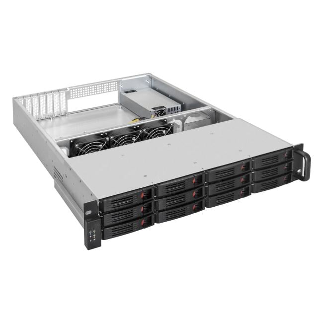 Server Case 2U ExeGate Pro <Pro 2U660-HS12> E-ATX  1200W  HS  (24+4x4+2x6/8пин) <EX293402RUS>