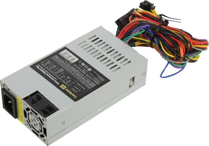 Exegate EX292230RUS Блок питания 300W ExeGate F300AS (Flex ATX, for ITX case, APFC, КПД 80% (80 PLUS), 4cm fan, 24pin, 4pin, 3xSATA, 2xIDE)