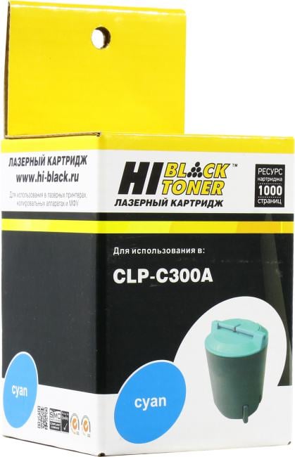 Картридж Hi-Black CLP-C300A Cyan для Samsung  CLP-300/300N,  CLX-3160N/3160FN