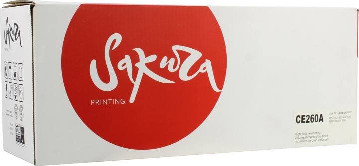 Картридж SAKURA CE260A Black для HP Color LJ CP4025/4525/CM4540