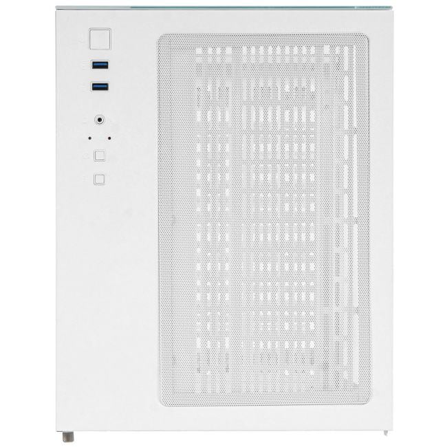 Корпус mATX 1stPlayer MEGAVIEW MV5-T Без БП белый MV5-TP-WH