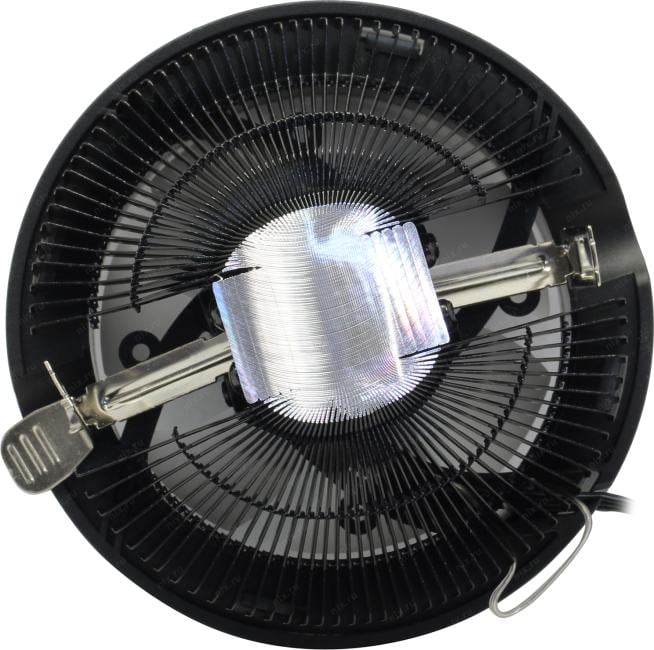 Exegate EX286156RUS Кулер ExeGate Dark Magic EE126M-PWM.RGB (Al black coating, LGA775/1150/1151/1155/1156/1200/1700/AM2/AM2+/AM3/AM3+/AM4/FM1/FM2/754/939/940,TDP100W,Fan120mm,PWM, 900-2000RPM, Hydro b