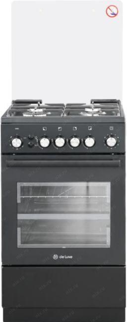Плита Газовая De Luxe 5040.40г (кр) ЧР-010 нержавеющая сталь