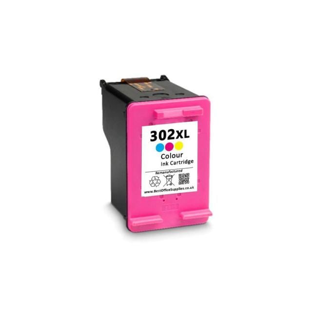 -/ Струйный картридж NV Print 302XLC (NV-F6U67AE) Color для HP DeskJet 1110, 2132, 3630, 3632, Envy 4512, 4520, 4522, OJ 3830, 4650, 4655 (330 стр) совместимый