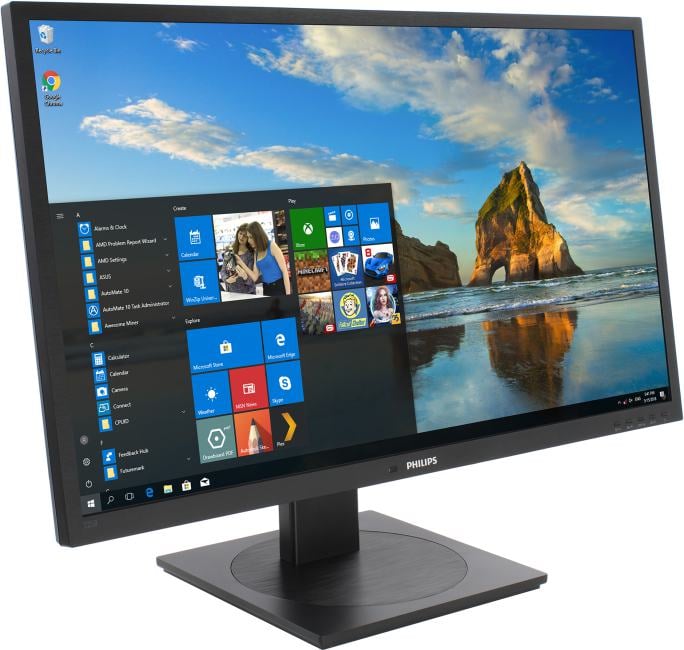 Монитор 31.5'' Philips 325B1L 16:9 2560х1440(WQHD) IPS, nonGLARE, 250cd/m2, H178°/V178°, 1200:1, 50M:1, 1.07B, 4ms, VGA, 2xHDMI, DP, USB-Hub, Height adj, Pivot, Tilt, Swivel, Speakers, 3Y, Black
