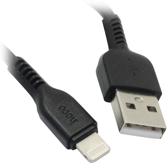 Hoco X13(I) Black <061144> Кабель USB  AM-->Lightning  1м