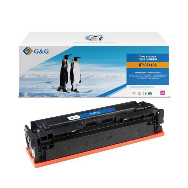 GG-CE413A Картридж G&G, аналог HP CE413A красный 2.6k  с  чипом