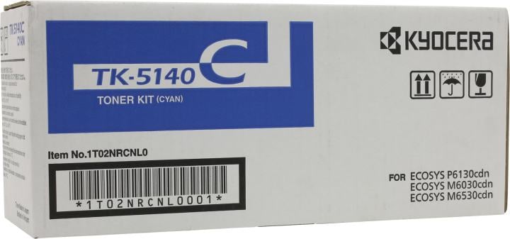 TK-5140C (1T02NRCNL0) Тонер-картридж Kyocera оригинальный, голубой (5 000 стр.) для ECOSYS P6130cdn,, TK-5140C (1T02NRCNL0)