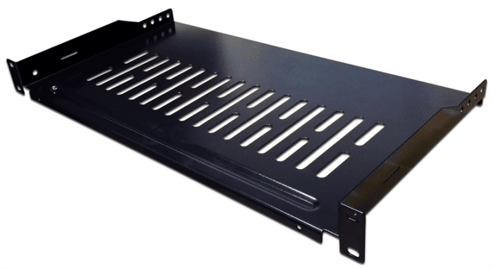 TWT <TWT-CB-SFBF250-1U/18-RAL9004> Полка фронтальная, 1U, 250  мм,  чёрная