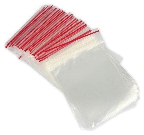 <09-7007> Пакеты с замком типа "Zip Lock" (7x10см, уп.100 шт)