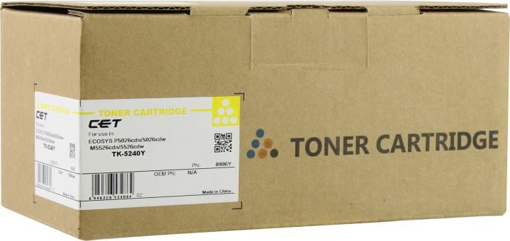Картридж CET <8996Y> TK-5240Y Yellow для  Kyocera Ecosys M5526cdn/M5526cdw/P5026cdn