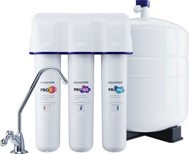 Водоочиститель Аквафор OSMO Pro-100-3-А-М, белый, 10 л