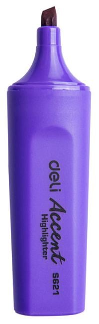 Текстовыделитель Deli ES621violet Delight скошенный пиш.  наконечник 1-5мм фиолетовый