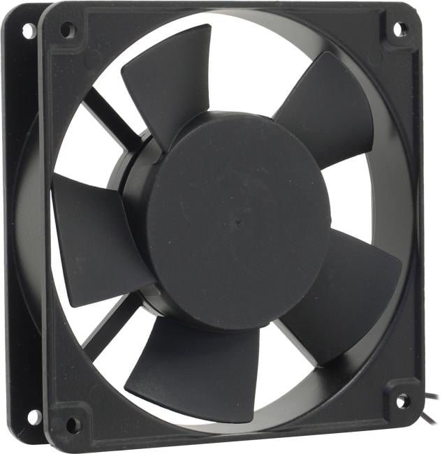 Exegate EX289013RUS Вентилятор 220В ExeGate EX12025BAL (120x120x25 мм, 2-Ball (двойной шарикоподшипник), подводящий провод 30 см, 22000RPM, 33dBA)