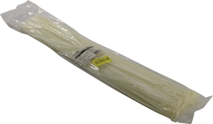 Exegate <CV66-500x4.8W> Стяжка нейлоновая, неоткрыв. белая, 500мм, уп-ка 100  шт  <EX293129RUS>