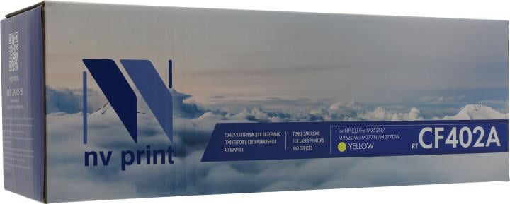Картридж NV Print CF402A NV Print для HP Laser Jet Pro M252, MFP M277 CF402A YELLOW 1400к.