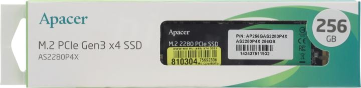 SSD 256 Gb M.2 2280 M  Apacer  <AP256GAS2280P4X(-1)>